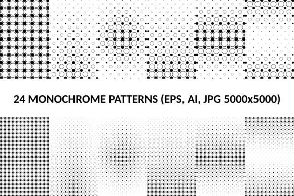 24 Monochrome Circle Patterns Review