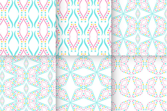 6 Cute Collection of Baby Girl Patterns for Graphics