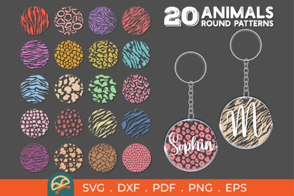 Animals Round Patterns: A Designer's Review of Graphics and Patterns