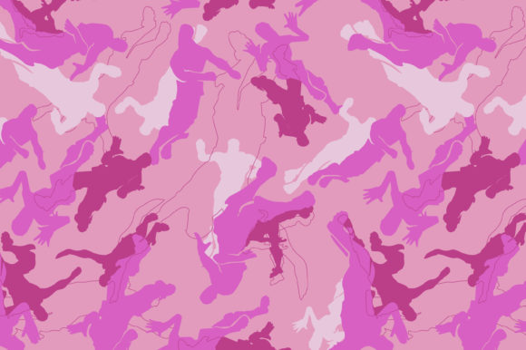 Camouflage Seamless Vector Patterns for Graphics and Patterns
