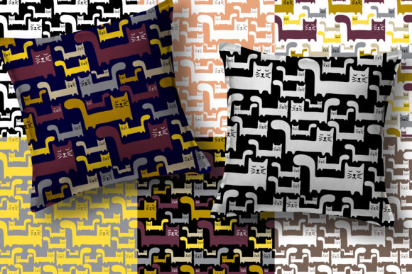 Cartoon Cat Seamless Patterns: A Designer's Review of Graphics and Patterns
