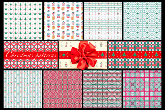 Christmas Patterns 10 Digital Paper: A Review for Graphics and Patterns