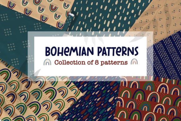 Modern Bohemian Patterns: Graphics for Local Brand Identity